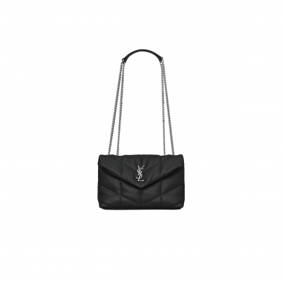 YSL TOY PUFFER IN LAMBSKIN 7593371EL001000 (23*15.5*8.5cm)
